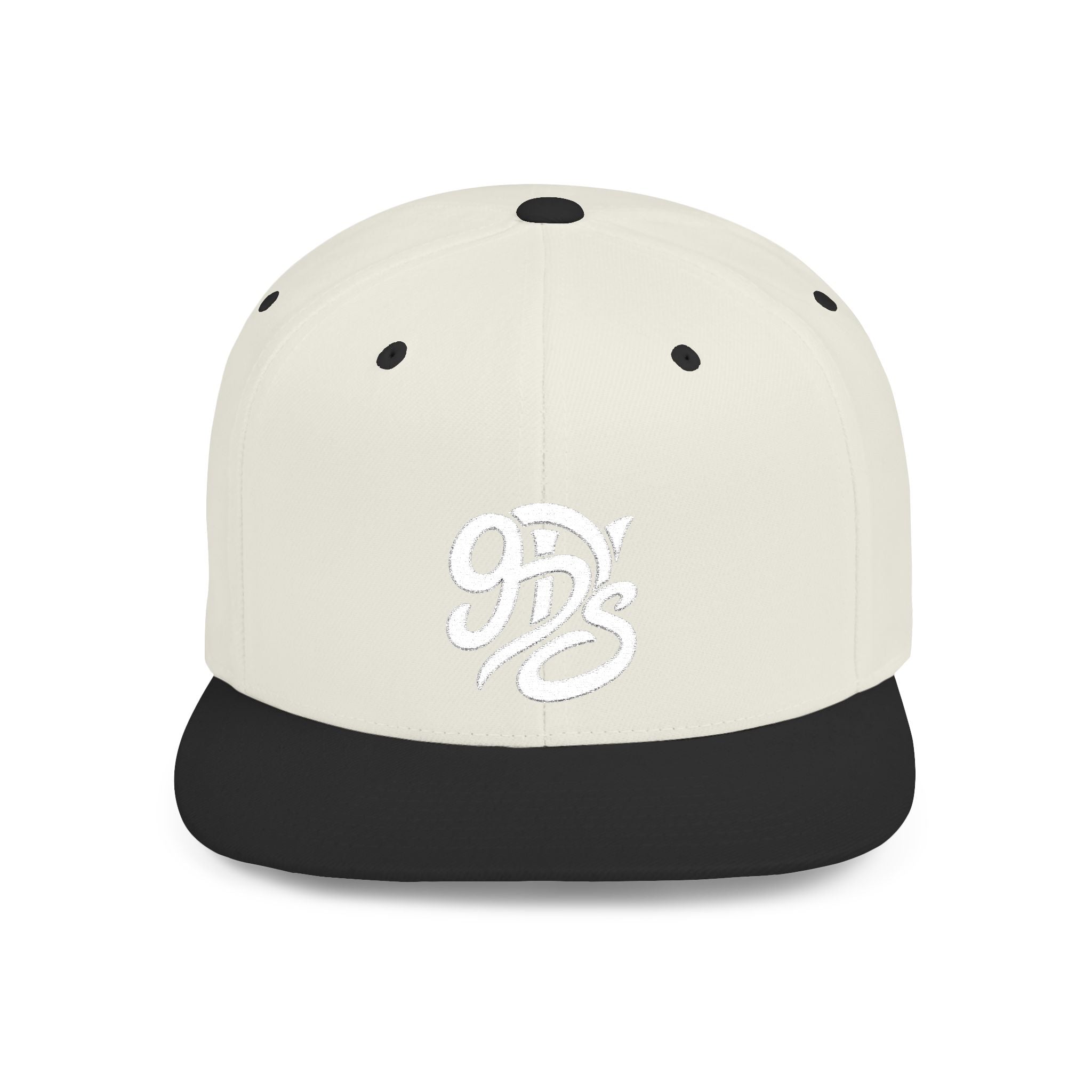 Snapback Hat — Vintage 92's Script Embroidered Flat Bill Cap