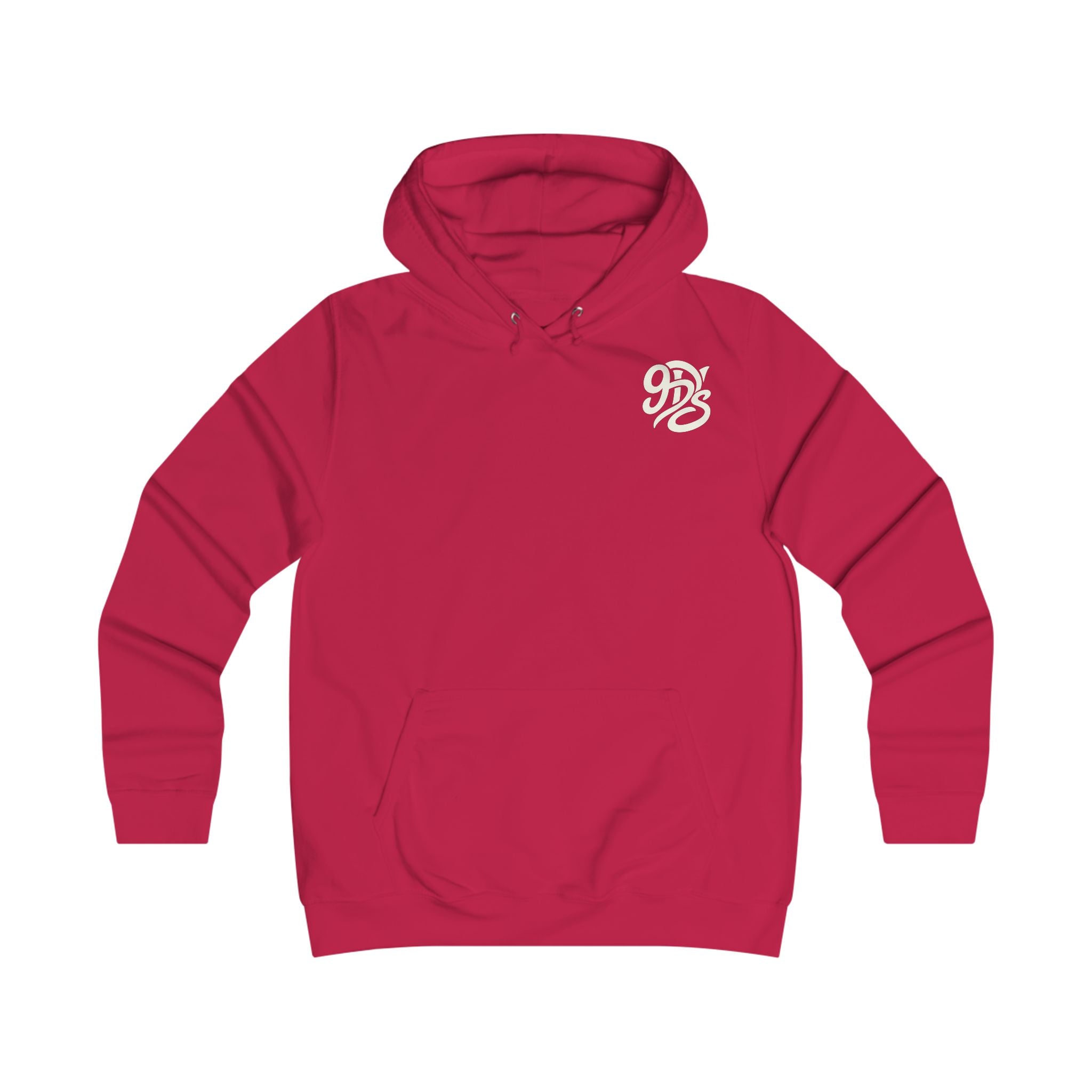 Girlie College Hoodie - Cute Script Chest Logo Pullover