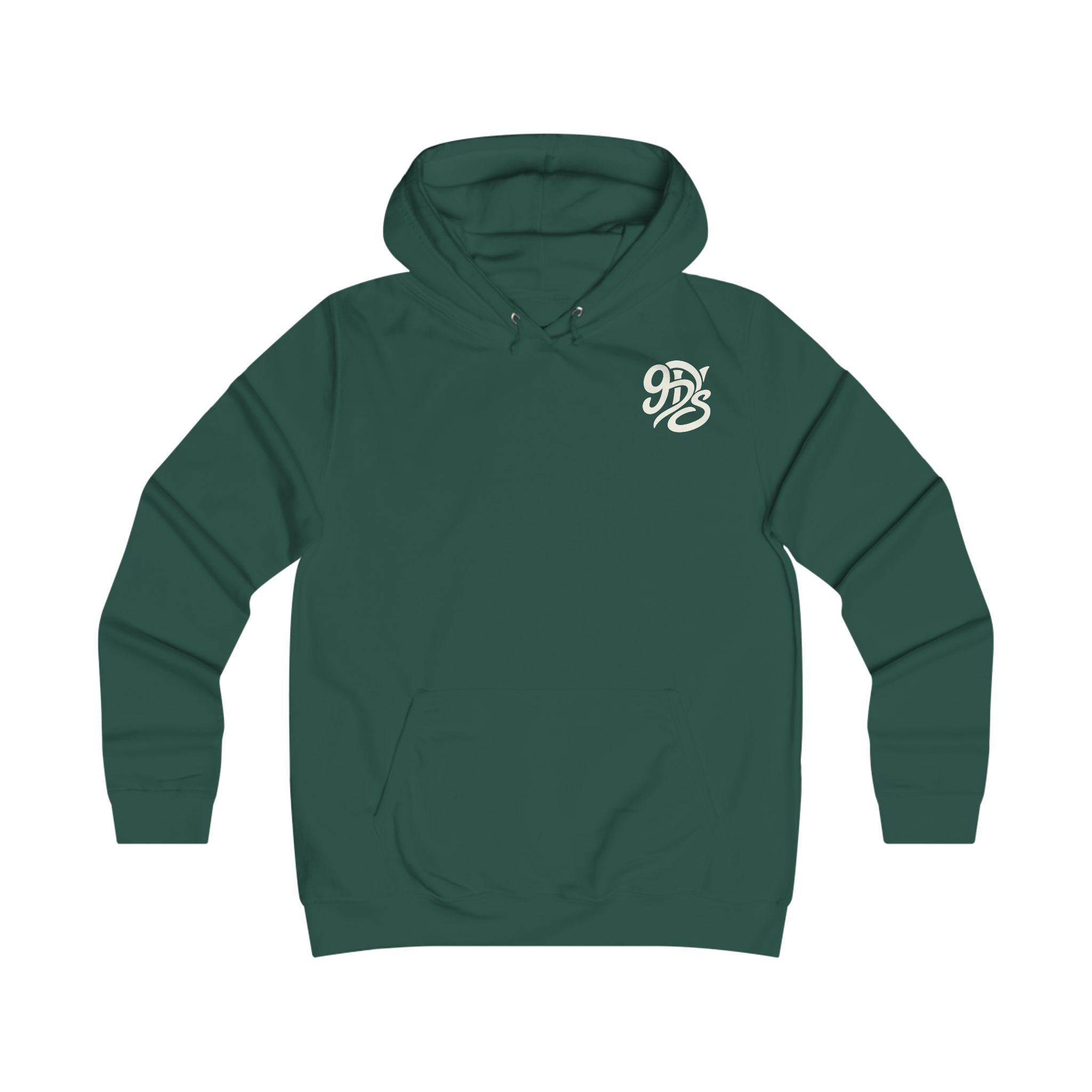 Girlie College Hoodie - Cute Script Chest Logo Pullover