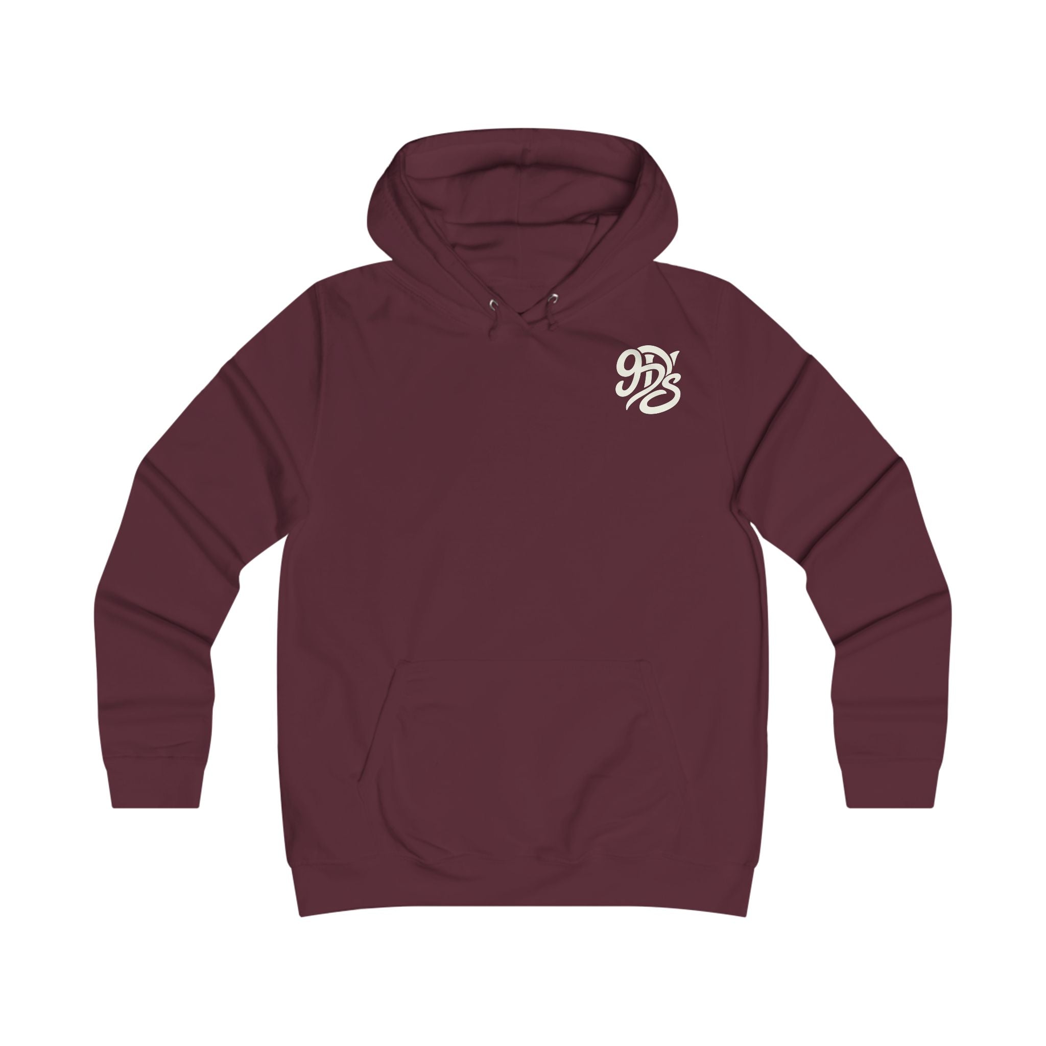 Girlie College Hoodie - Cute Script Chest Logo Pullover