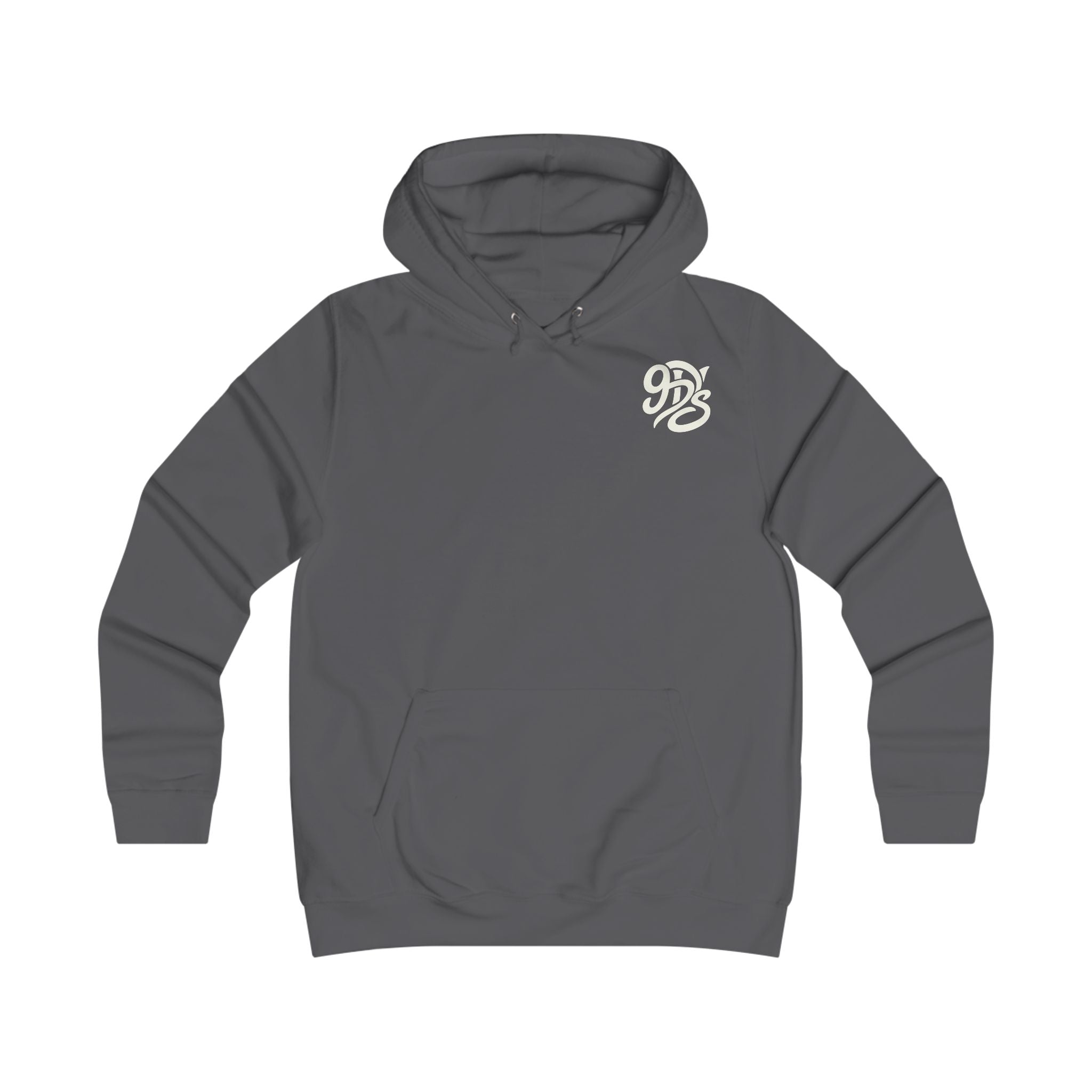 Girlie College Hoodie - Cute Script Chest Logo Pullover