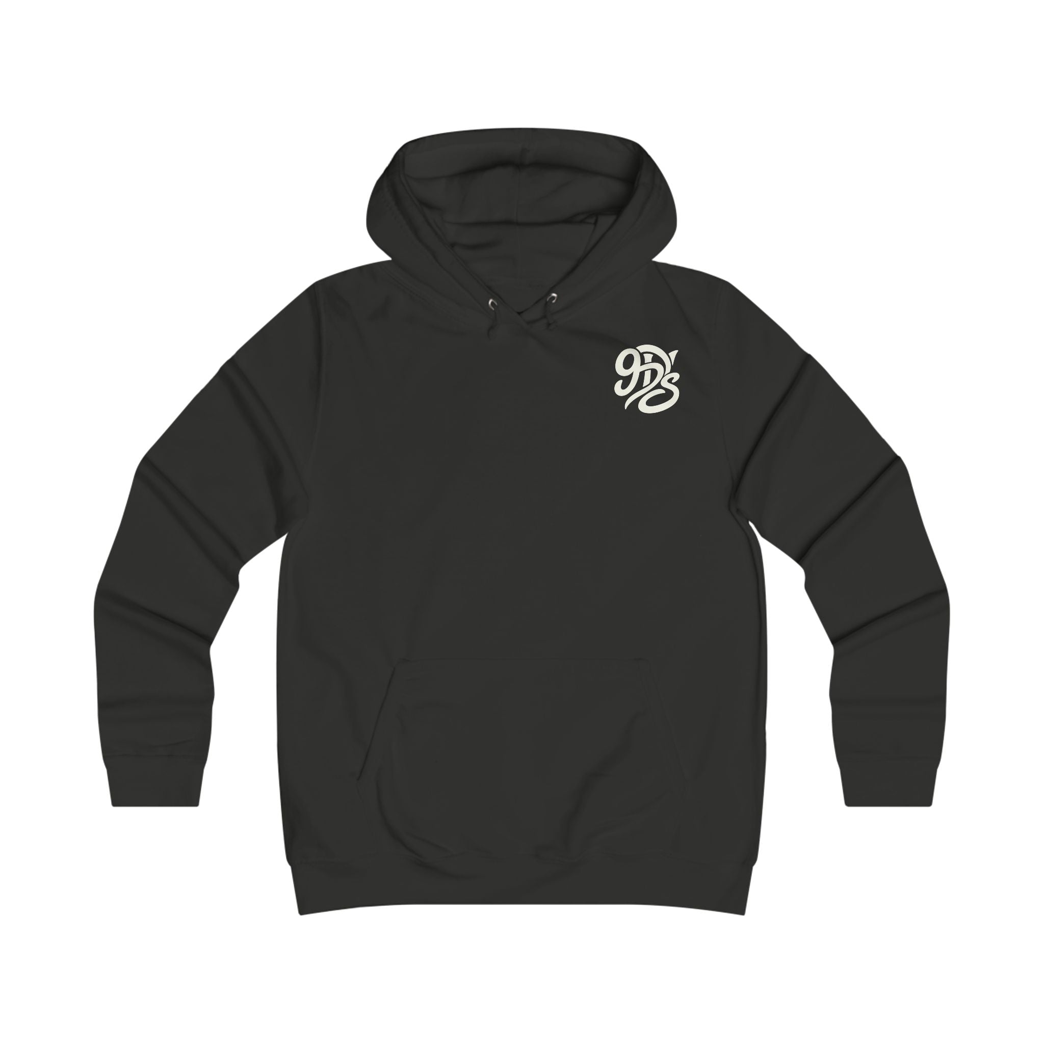 Girlie College Hoodie - Cute Script Chest Logo Pullover