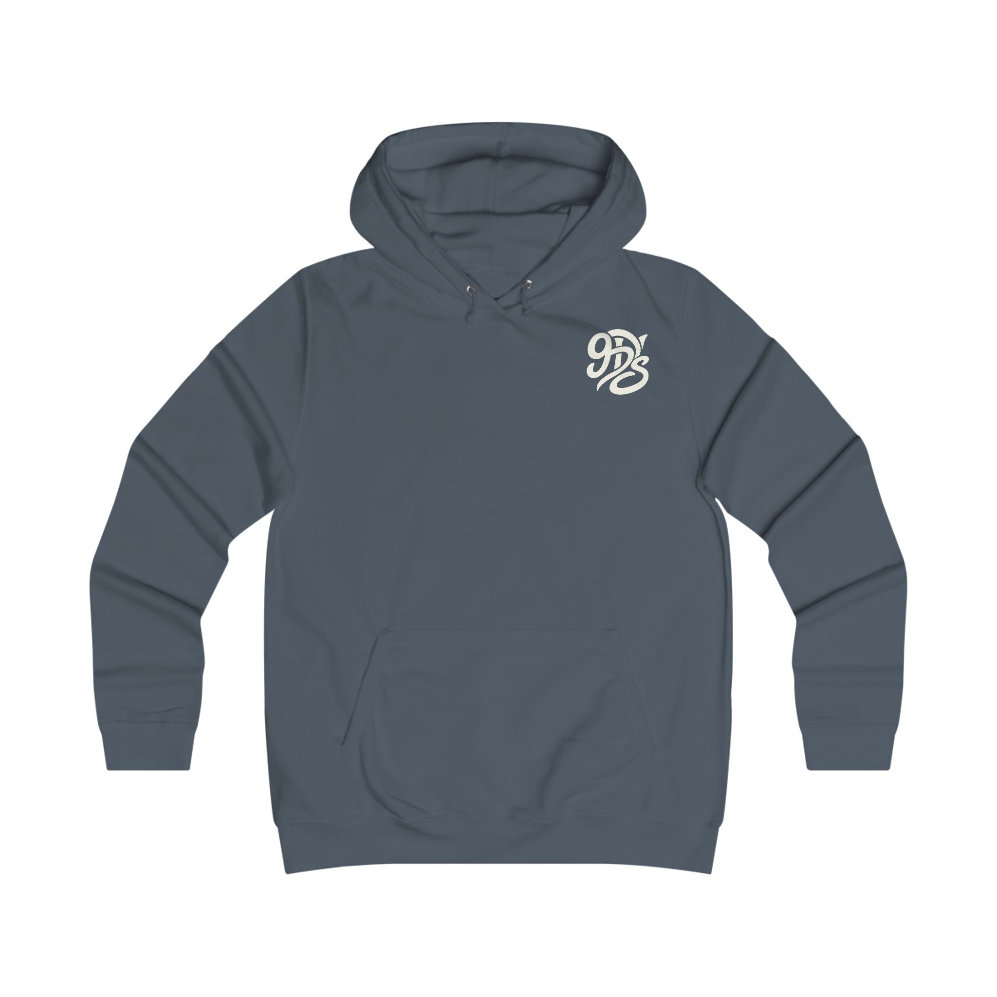 Girlie College Hoodie - Cute Script Chest Logo Pullover