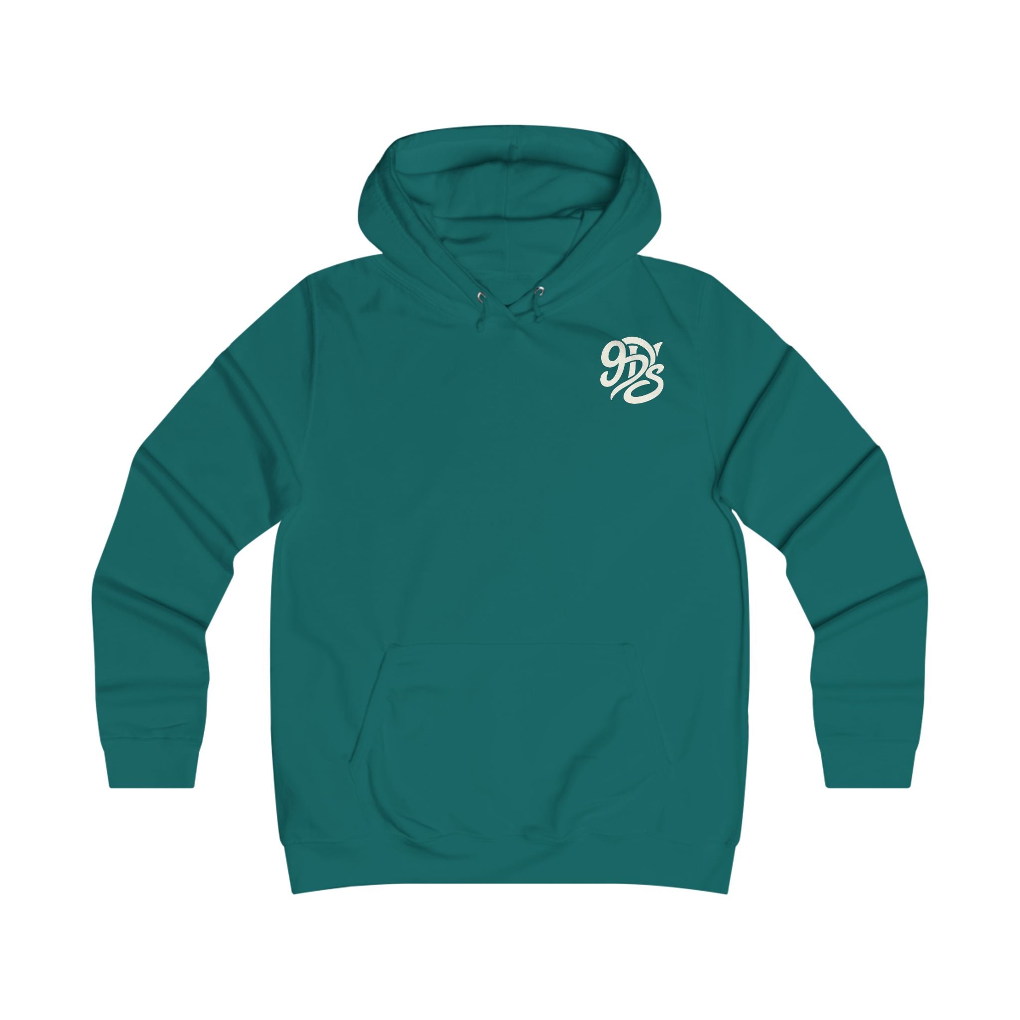 Girlie College Hoodie - Cute Script Chest Logo Pullover