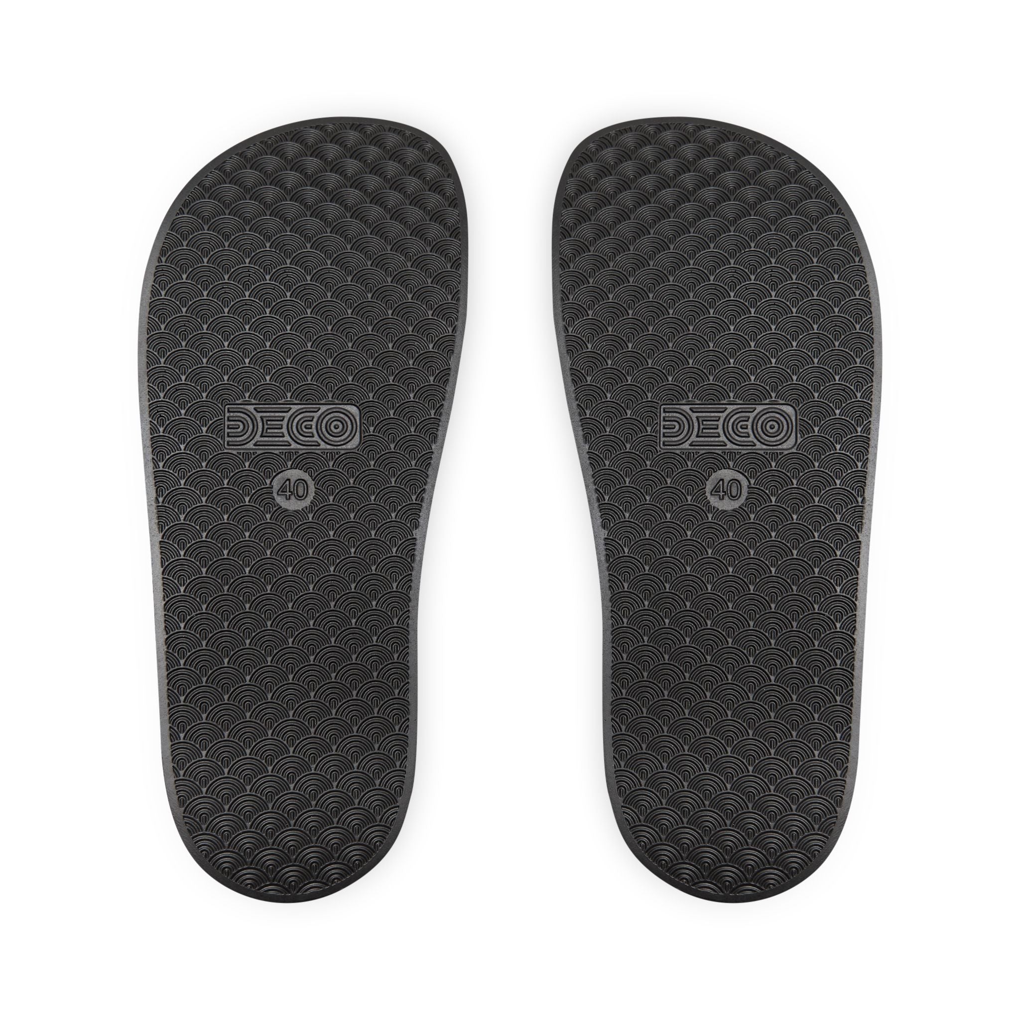 Removable-Strap Slide Sandals — Men's Adjustable Pool & Beach Slides