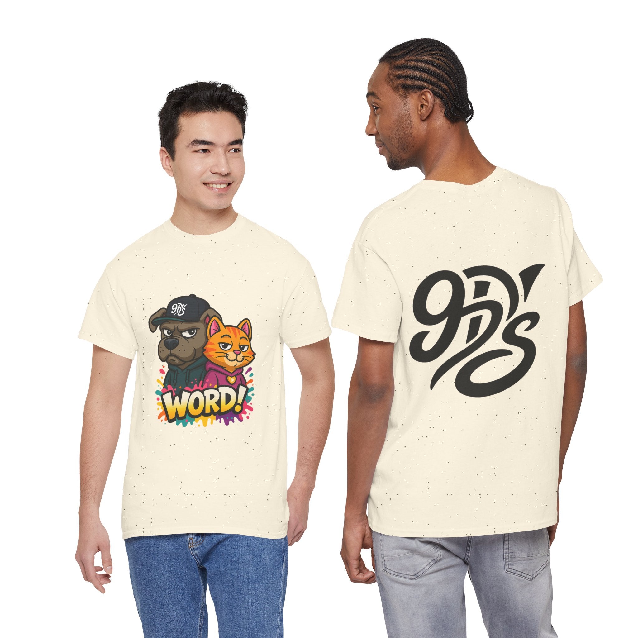 Dog Hoodie Graphic Tee – Cute Streetwear Dog Character T-Shirt