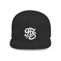 Flat Bill Snapback Hat — 9D’s Script Logo Embroidered Cap