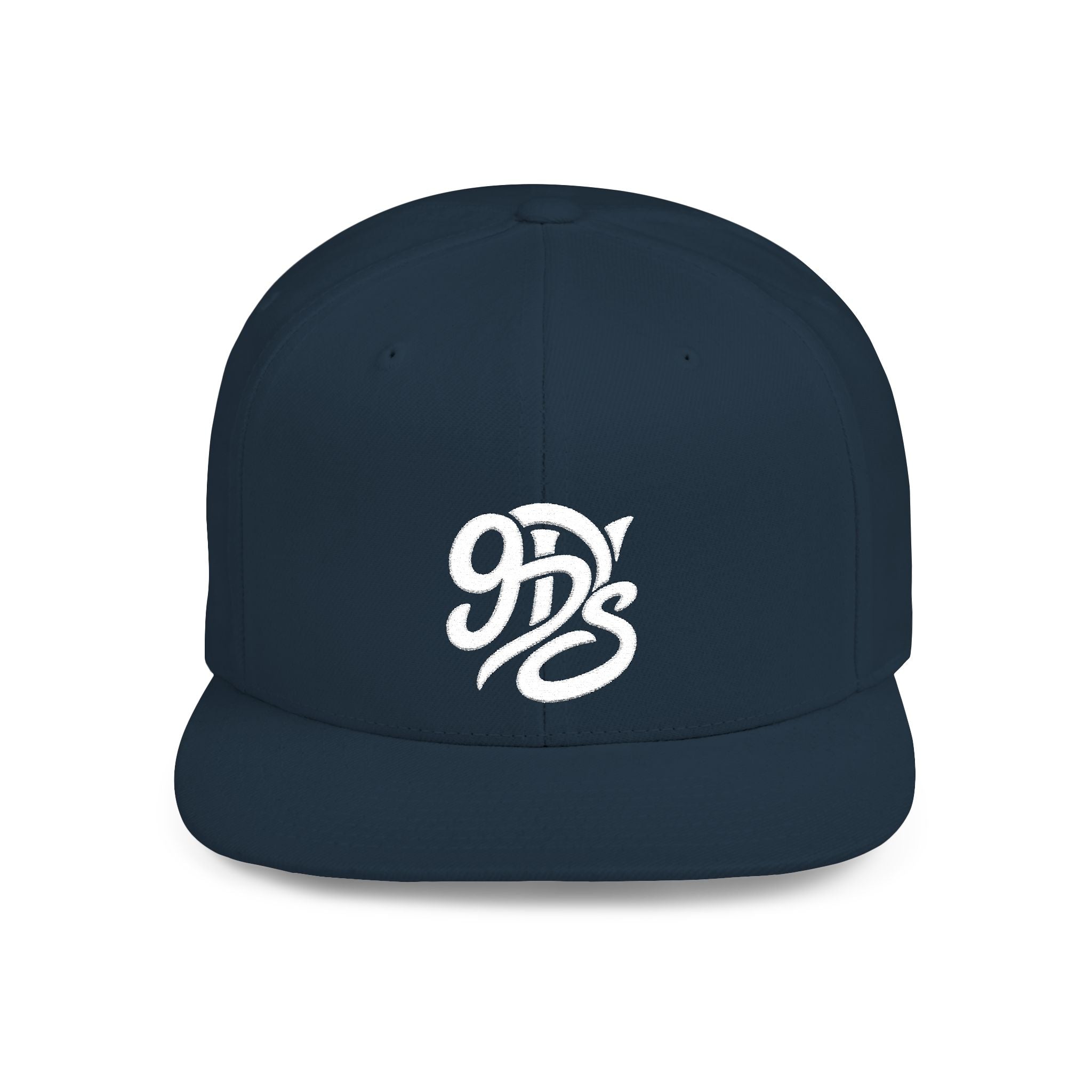 Snapback Hat — Vintage 92's Script Embroidered Flat Bill Cap