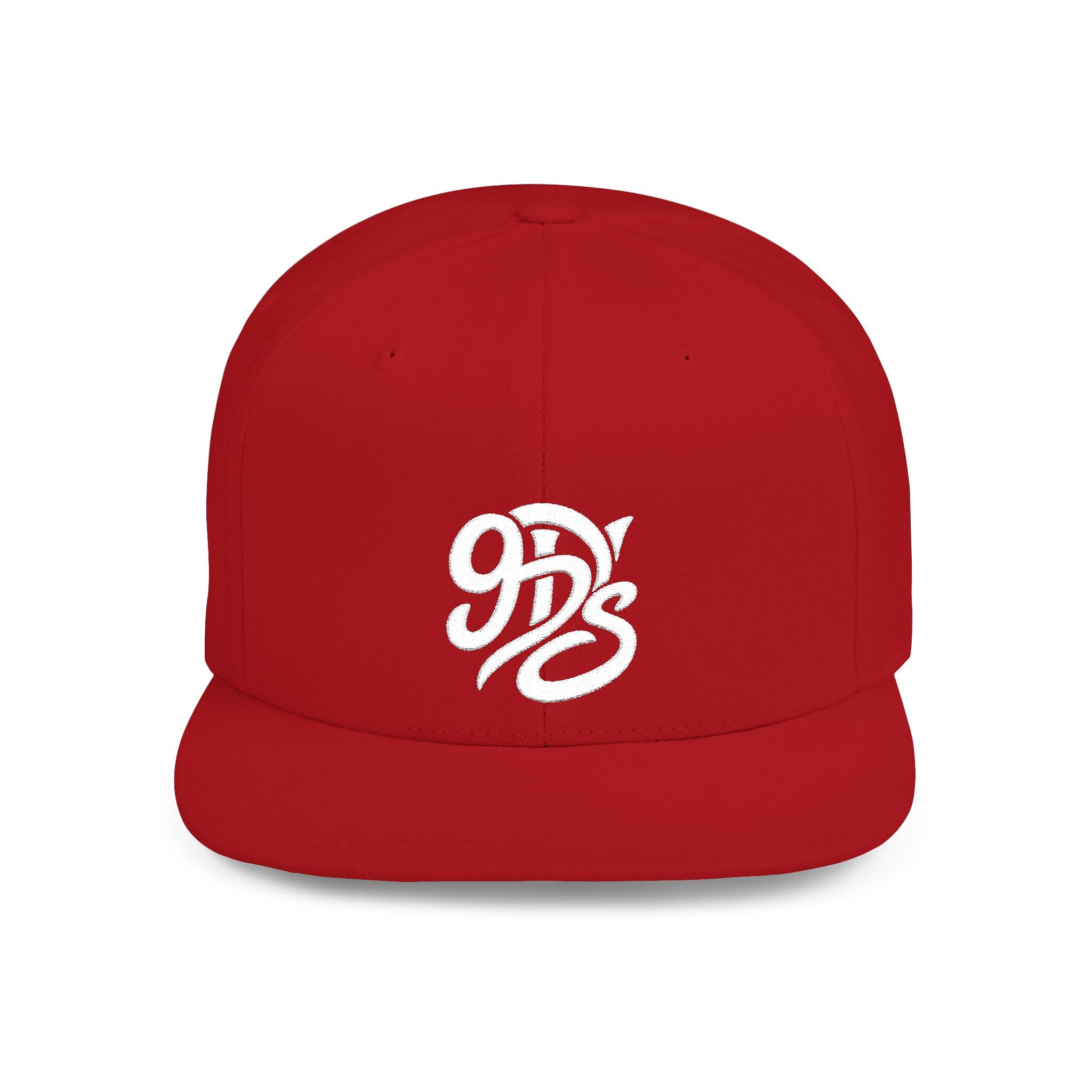 Snapback Hat — Vintage 92's Script Embroidered Flat Bill Cap