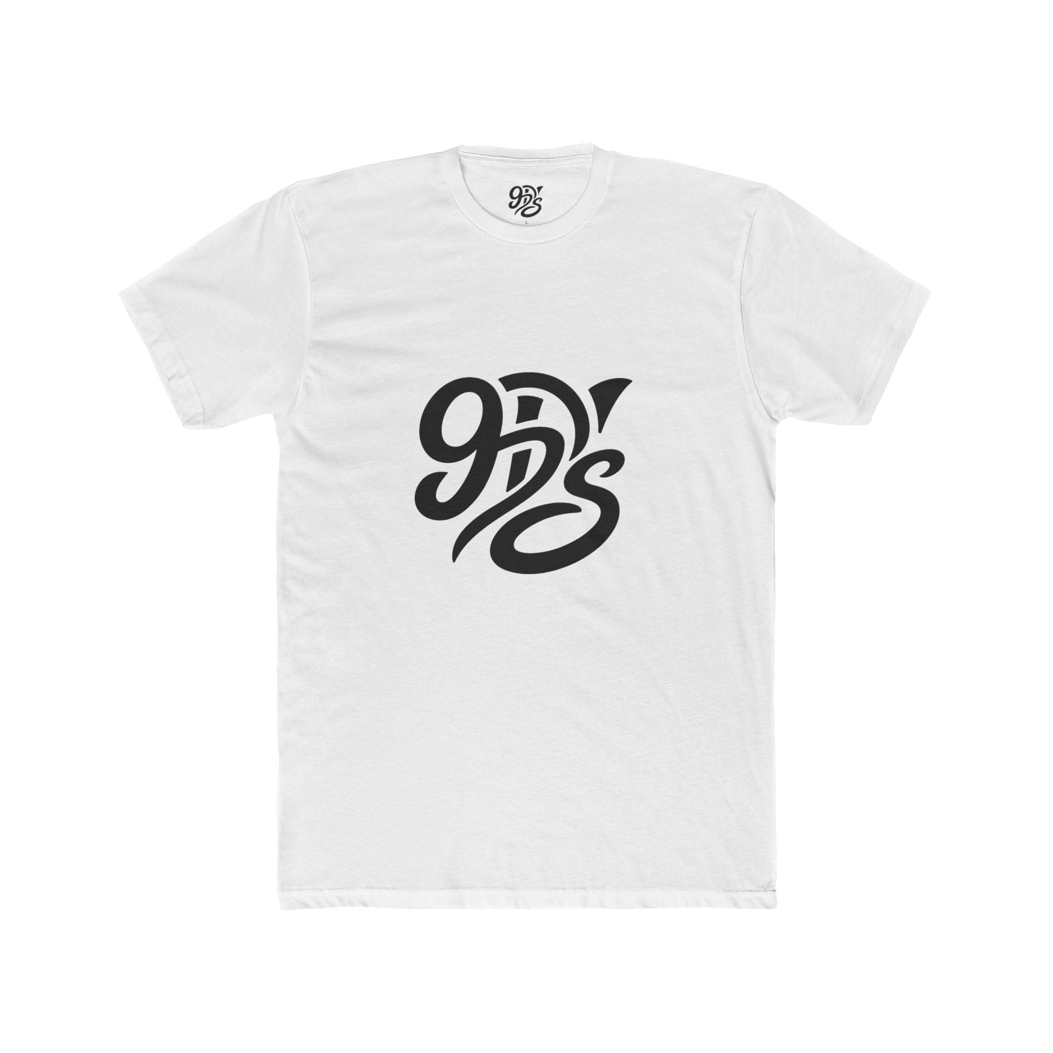 90’s Retro Logo Tee — Vintage Script Graphic T-Shirt