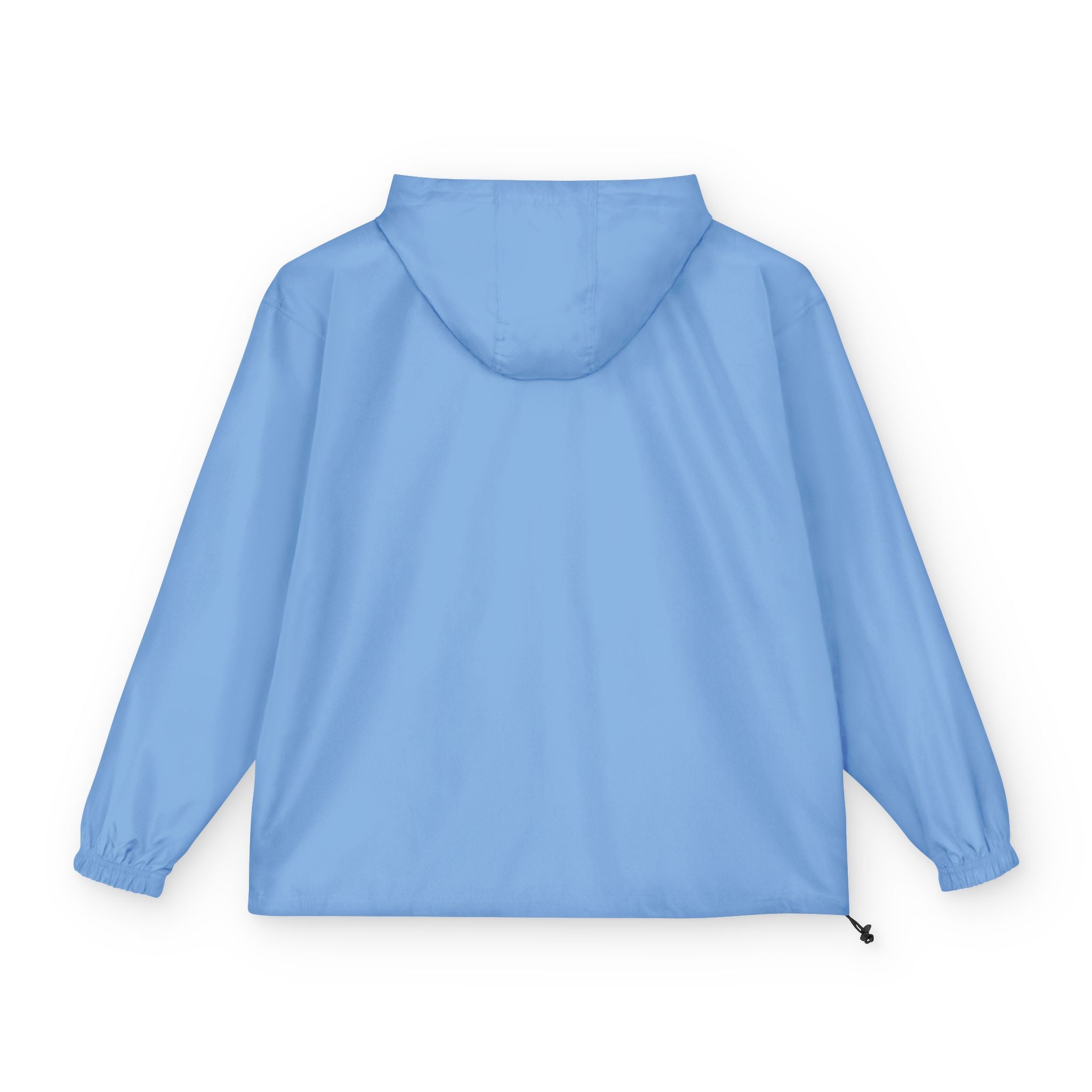 Packable Anorak Jacket – Orange Windbreaker with Small Chest Graphic