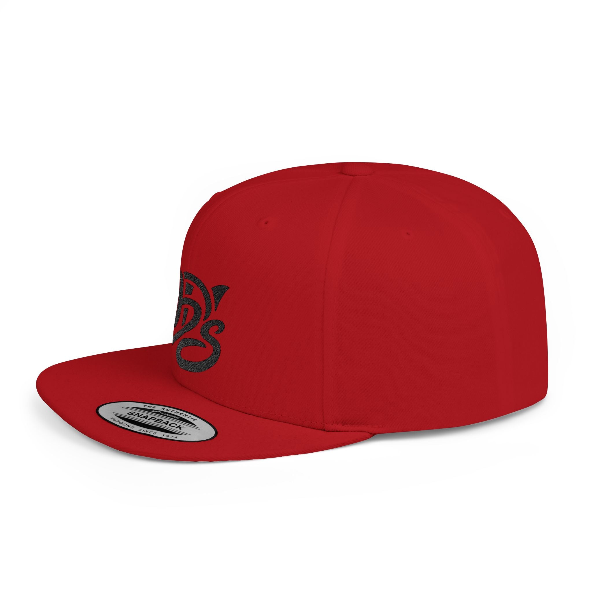 Snapback Hat — Retro Script "9D's" Logo Flat Bill Cap