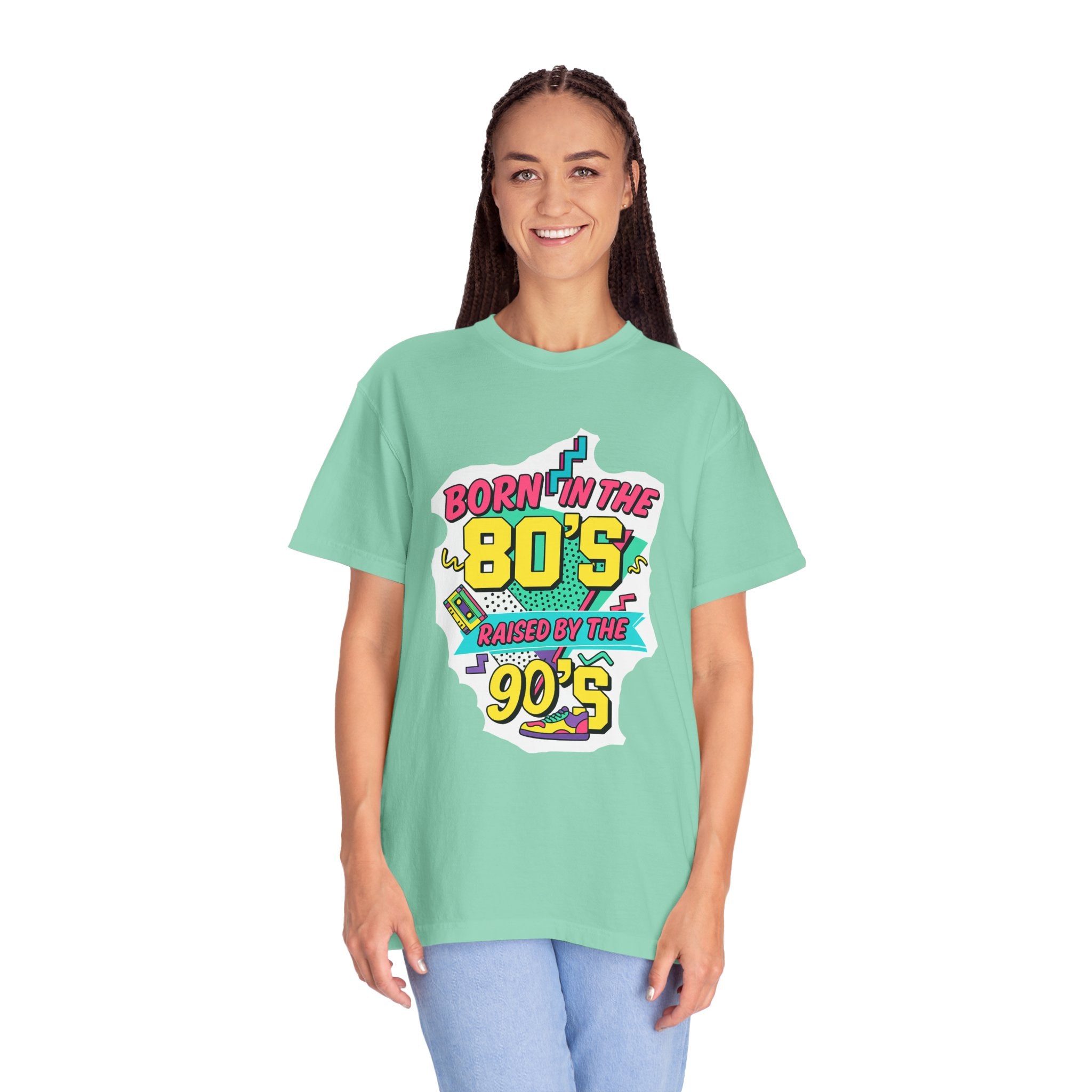 Born in the 80s, Raised by the 90s Retro T-Shirt