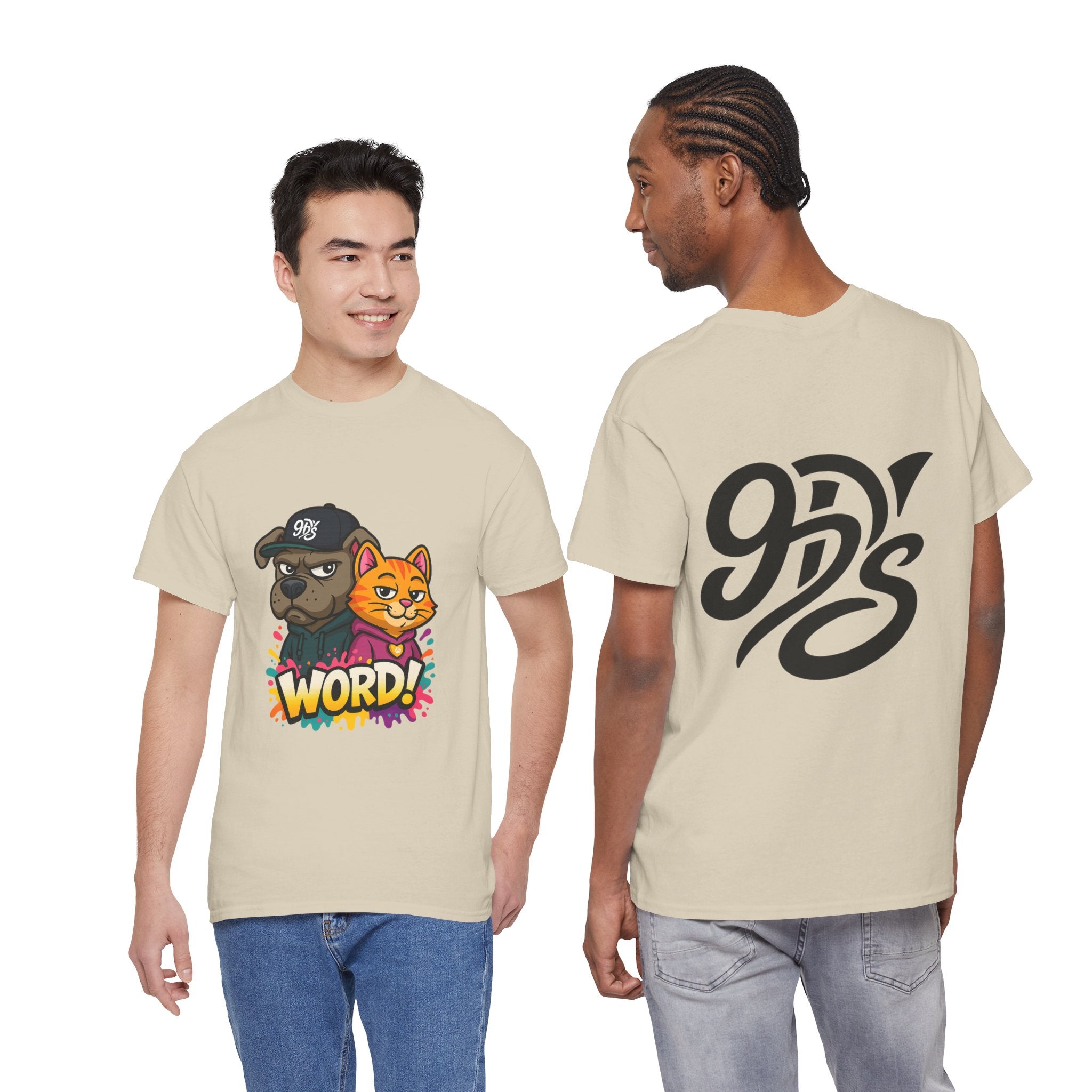 Dog Hoodie Graphic Tee – Cute Streetwear Dog Character T-Shirt