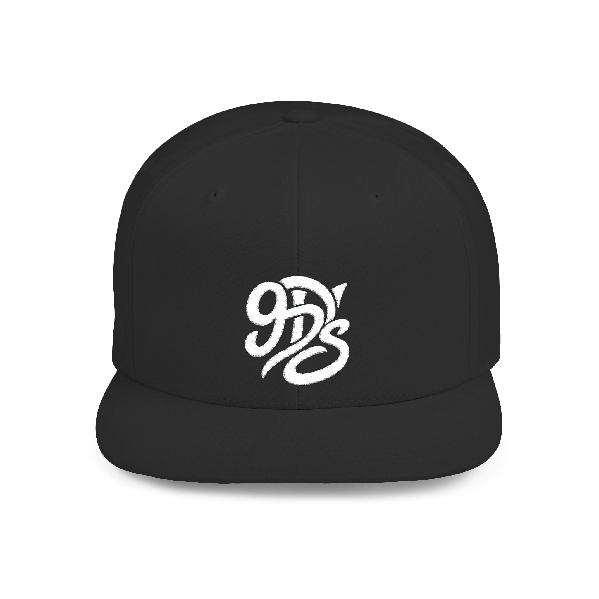 Snapback Hat — Vintage 92's Script Embroidered Flat Bill Cap