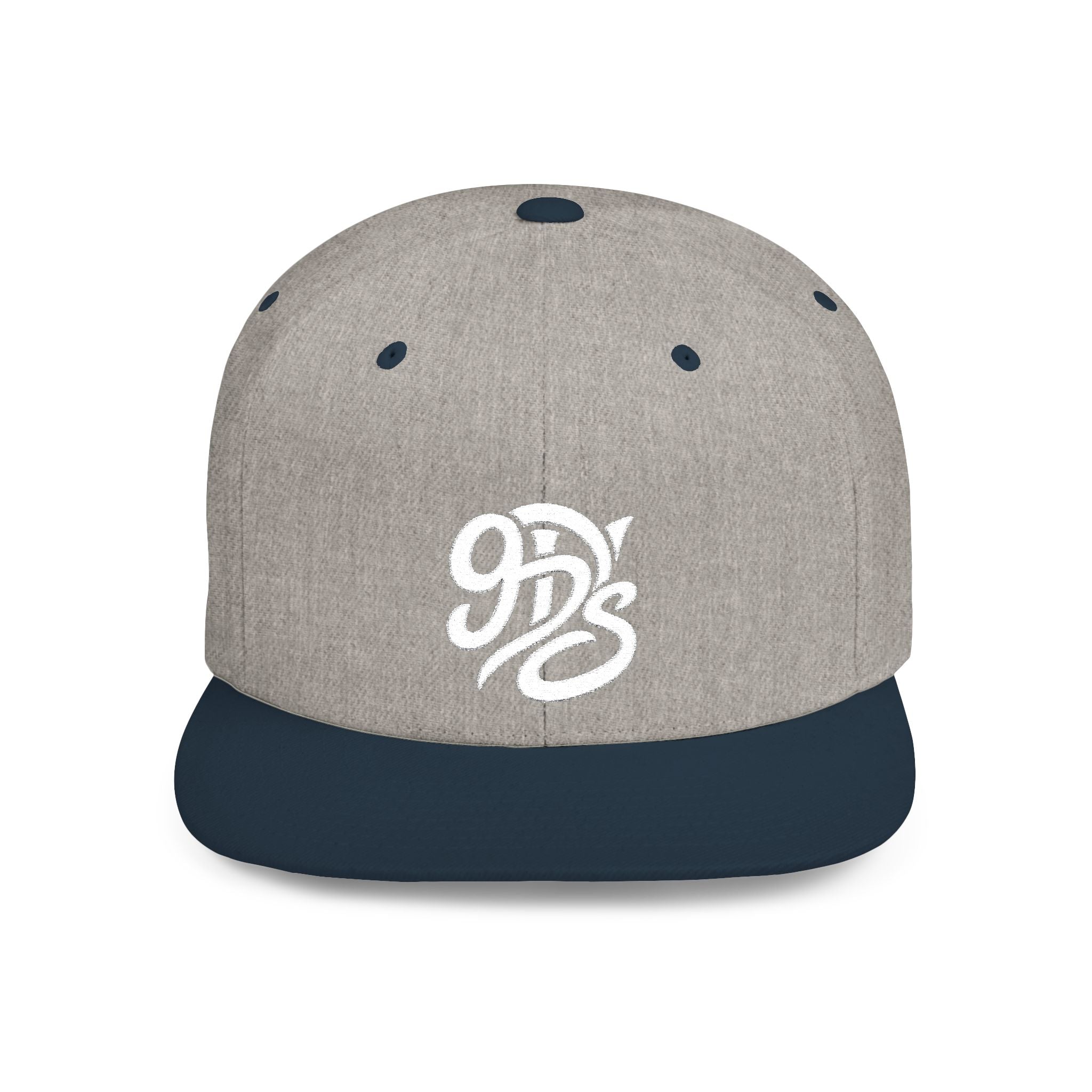 Snapback Hat — Vintage 92's Script Embroidered Flat Bill Cap